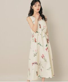 Couture Brooch / クチュールブローチ ロング・マキシ丈ワンピース | ビックフラワーVネックワンピース