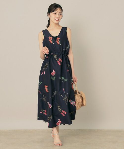 Couture Brooch / クチュールブローチ ロング・マキシ丈ワンピース | ビックフラワーVネックワンピース | 詳細11