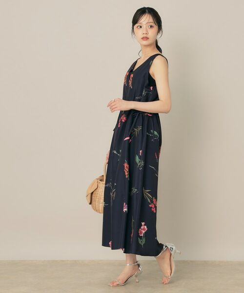 Couture Brooch / クチュールブローチ ロング・マキシ丈ワンピース | ビックフラワーVネックワンピース | 詳細12