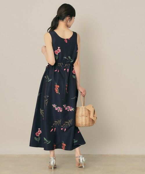 Couture Brooch / クチュールブローチ ロング・マキシ丈ワンピース | ビックフラワーVネックワンピース | 詳細13
