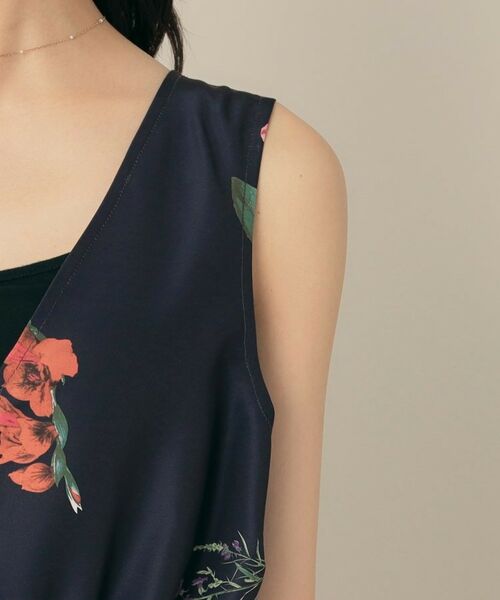 Couture Brooch / クチュールブローチ ロング・マキシ丈ワンピース | ビックフラワーVネックワンピース | 詳細19