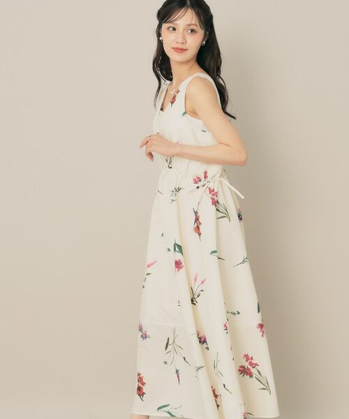 Couture Brooch / クチュールブローチ ロング・マキシ丈ワンピース | ビックフラワーVネックワンピース | 詳細2