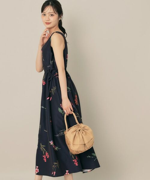 Couture Brooch / クチュールブローチ ロング・マキシ丈ワンピース | ビックフラワーVネックワンピース | 詳細9