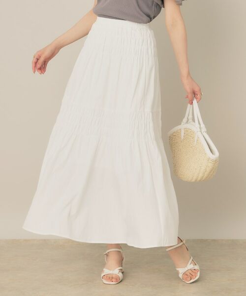 Couture Brooch / クチュールブローチ ロング・マキシ丈スカート | ティアード切替スカート | 詳細1