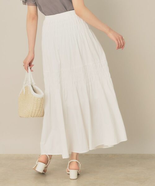 Couture Brooch / クチュールブローチ ロング・マキシ丈スカート | ティアード切替スカート | 詳細3