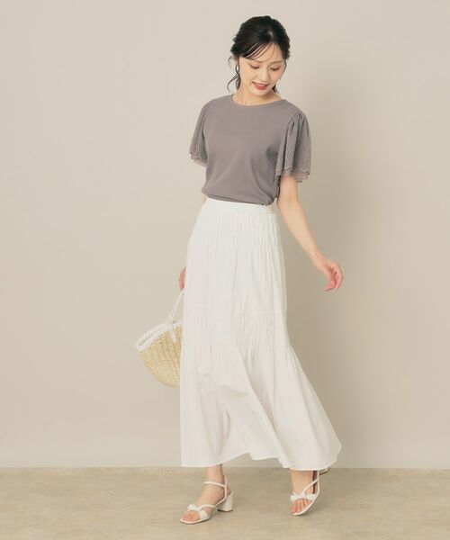 Couture Brooch / クチュールブローチ ロング・マキシ丈スカート | ティアード切替スカート | 詳細5