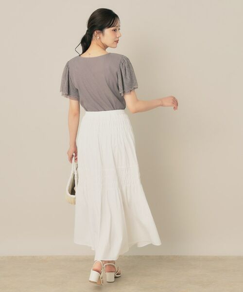 Couture Brooch / クチュールブローチ ロング・マキシ丈スカート | ティアード切替スカート | 詳細6