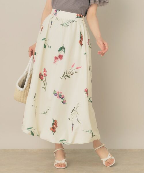 Couture Brooch / クチュールブローチ ロング・マキシ丈スカート | ビックフラワーバルーンスカート | 詳細1