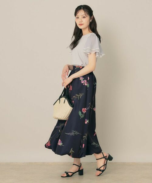 Couture Brooch / クチュールブローチ ロング・マキシ丈スカート | ビックフラワーバルーンスカート | 詳細12