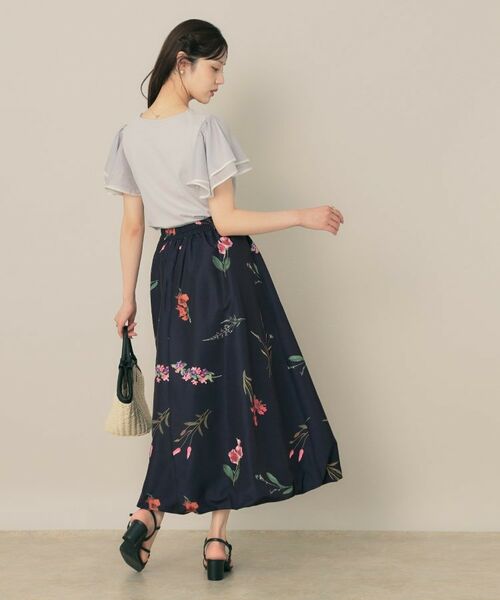 Couture Brooch / クチュールブローチ ロング・マキシ丈スカート | ビックフラワーバルーンスカート | 詳細13