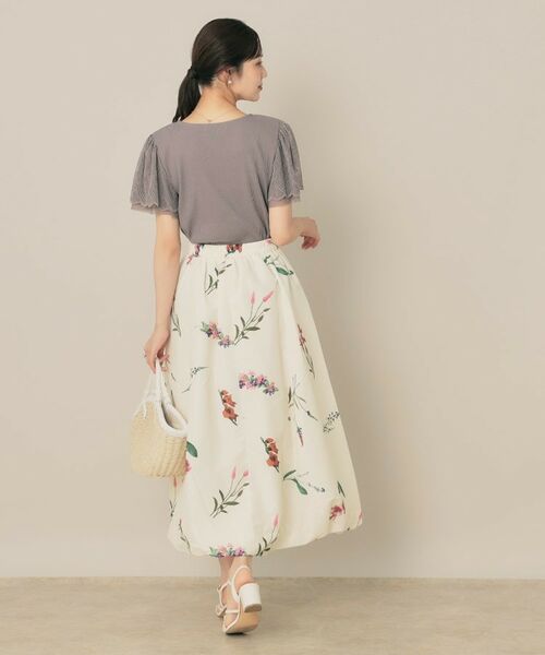 Couture Brooch / クチュールブローチ ロング・マキシ丈スカート | ビックフラワーバルーンスカート | 詳細6