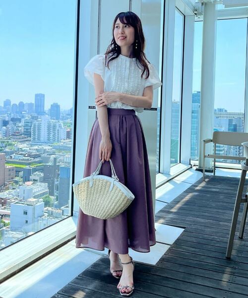 Couture Brooch / クチュールブローチ シャツ・ブラウス | 【大人フェミニン・華奢見え・通勤】フロントフリルシャツ | 詳細12