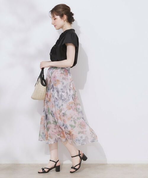 Couture Brooch / クチュールブローチ シャツ・ブラウス | 【大人フェミニン・華奢見え・通勤】フロントフリルシャツ | 詳細16