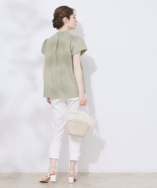 Couture Brooch / クチュールブローチ シャツ・ブラウス | 【大人フェミニン・華奢見え・通勤】フロントフリルシャツ | 詳細27