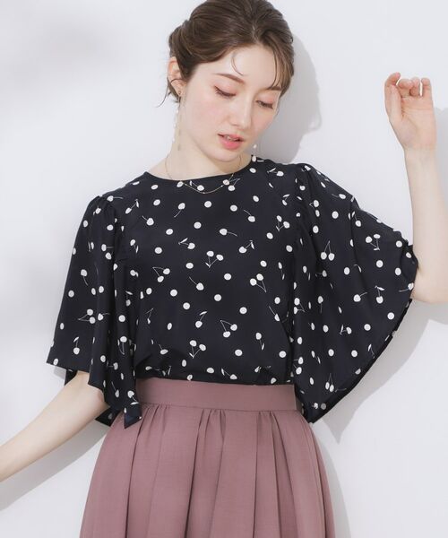 Couture Brooch / クチュールブローチ シャツ・ブラウス | さくらんぼドットブラウス | 詳細1