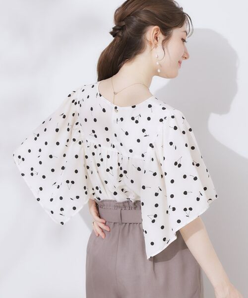 Couture Brooch / クチュールブローチ シャツ・ブラウス | さくらんぼドットブラウス | 詳細10