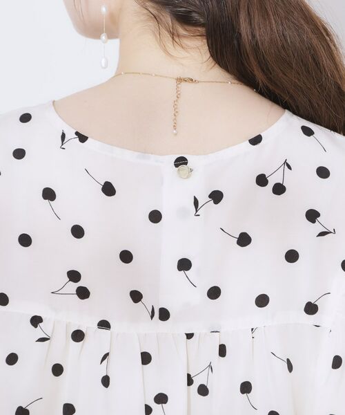 Couture Brooch / クチュールブローチ シャツ・ブラウス | さくらんぼドットブラウス | 詳細19