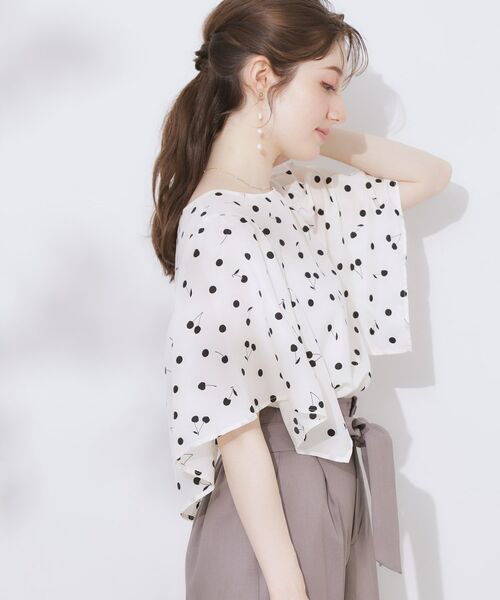 Couture Brooch / クチュールブローチ シャツ・ブラウス | さくらんぼドットブラウス | 詳細9