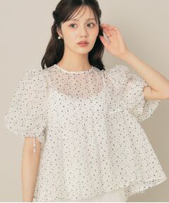 Couture Brooch / クチュールブローチ チュニック | シアーフラワーチュニック