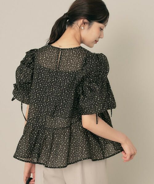 Couture Brooch / クチュールブローチ チュニック | シアーフラワーチュニック | 詳細10