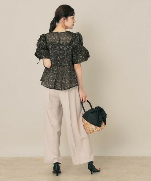 Couture Brooch / クチュールブローチ チュニック | シアーフラワーチュニック | 詳細13