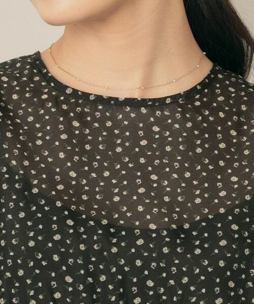 Couture Brooch / クチュールブローチ チュニック | シアーフラワーチュニック | 詳細18