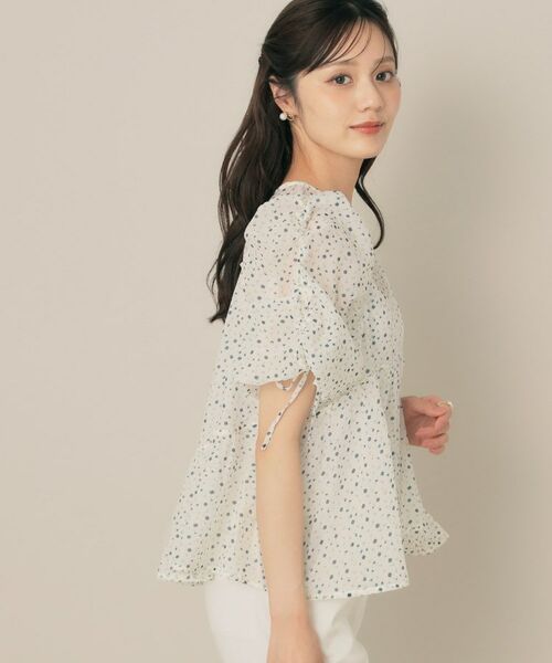 Couture Brooch / クチュールブローチ チュニック | シアーフラワーチュニック | 詳細2