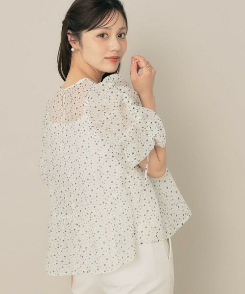 Couture Brooch / クチュールブローチ チュニック | シアーフラワーチュニック | 詳細3