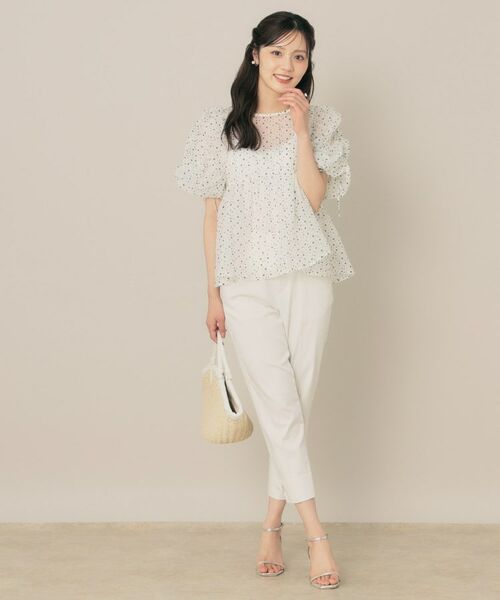 Couture Brooch / クチュールブローチ チュニック | シアーフラワーチュニック | 詳細4