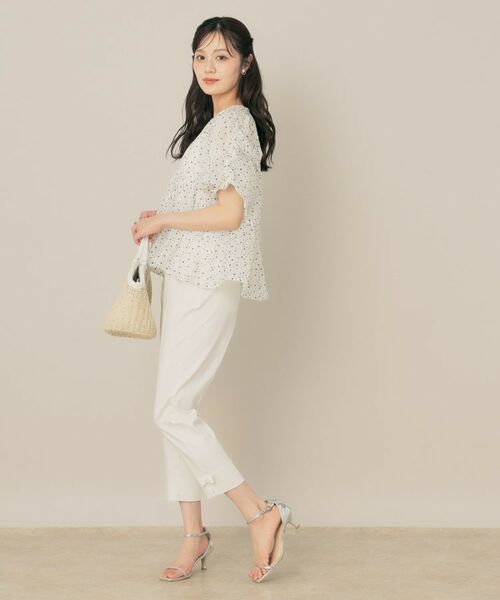 Couture Brooch / クチュールブローチ チュニック | シアーフラワーチュニック | 詳細5