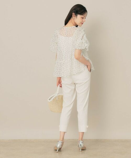 Couture Brooch / クチュールブローチ チュニック | シアーフラワーチュニック | 詳細6