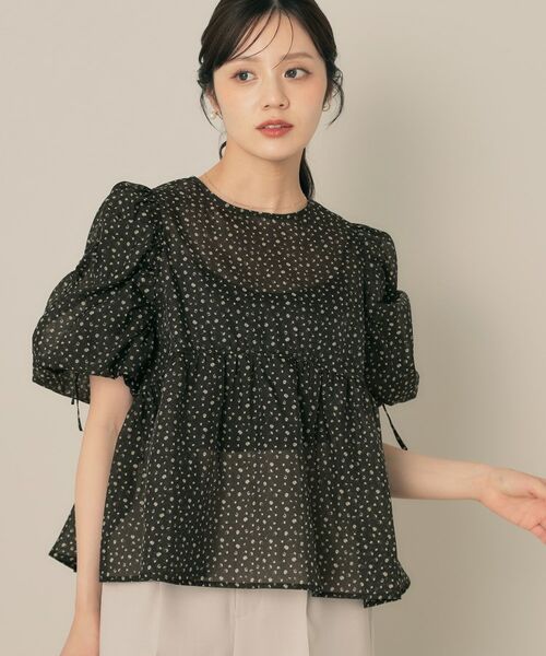 Couture Brooch / クチュールブローチ チュニック | シアーフラワーチュニック | 詳細8