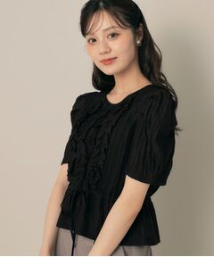 Couture Brooch / クチュールブローチ シャツ・ブラウス | フリル5分袖ブラウス