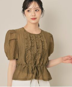 Couture Brooch / クチュールブローチ シャツ・ブラウス | フリル5分袖ブラウス