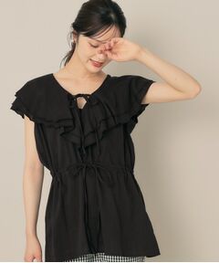 Couture Brooch / クチュールブローチ チュニック | フリルカラーチュニックブラウス