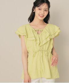 Couture Brooch / クチュールブローチ チュニック | フリルカラーチュニックブラウス