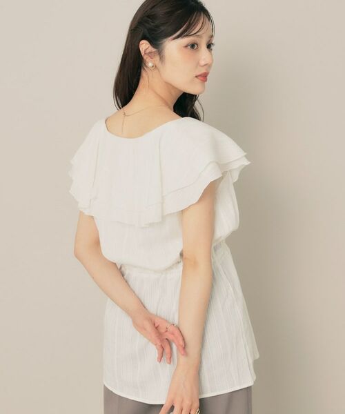 Couture Brooch / クチュールブローチ チュニック | フリルカラーチュニックブラウス | 詳細3