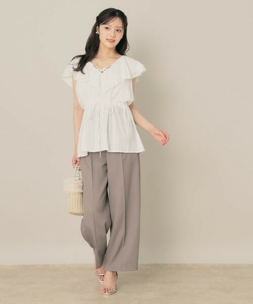 Couture Brooch / クチュールブローチ チュニック | フリルカラーチュニックブラウス | 詳細4