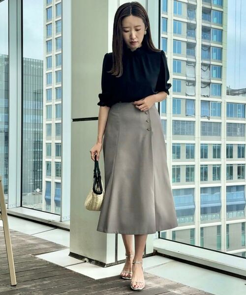 Couture Brooch / クチュールブローチ シャツ・ブラウス | 【華やか・大人可愛い・5分袖】エンブロレース前後2WAYブラウス | 詳細29