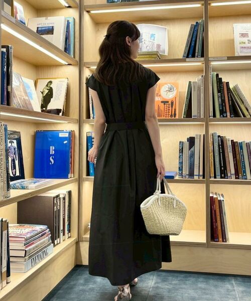 Couture Brooch / クチュールブローチ ロング・マキシ丈ワンピース | 【Aライン・細見え】フロントタックシャツワンピース | 詳細17