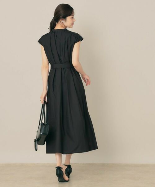 Couture Brooch / クチュールブローチ ロング・マキシ丈ワンピース | 【Aライン・細見え】フロントタックシャツワンピース | 詳細3