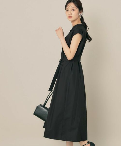 Couture Brooch / クチュールブローチ ロング・マキシ丈ワンピース | 【Aライン・細見え】フロントタックシャツワンピース | 詳細5