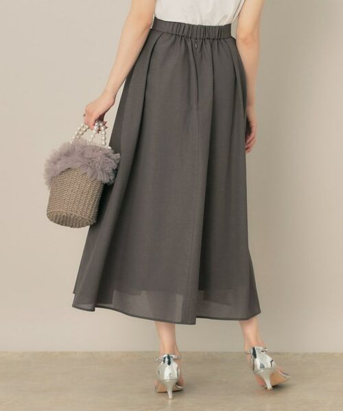 Couture Brooch / クチュールブローチ ロング・マキシ丈スカート | 【きれいめ・シアー・通勤】パレットボイルロングスカート | 詳細6