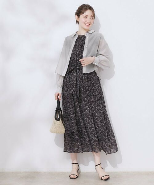 Couture Brooch / クチュールブローチ シャツ・ブラウス | 【洗える・秋まで使える】パール調ボタンシアーシャツ | 詳細11