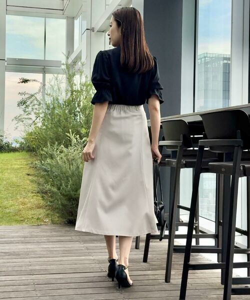 Couture Brooch / クチュールブローチ シャツ・ブラウス | 【大人可愛い・5分袖・通勤】デザインタイブラウス | 詳細18