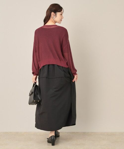 Couture Brooch / クチュールブローチ カーディガン・ボレロ | ラメリブVネックカーディガン | 詳細20