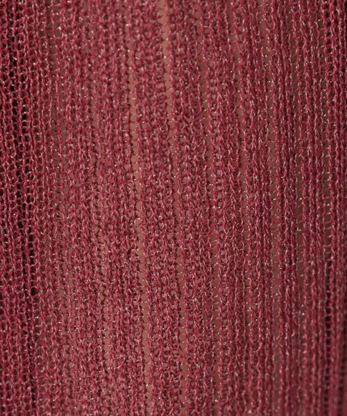 Couture Brooch / クチュールブローチ カーディガン・ボレロ | ラメリブVネックカーディガン | 詳細21