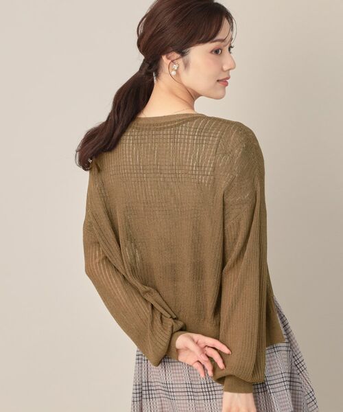 Couture Brooch / クチュールブローチ カーディガン・ボレロ | ラメリブVネックカーディガン | 詳細24