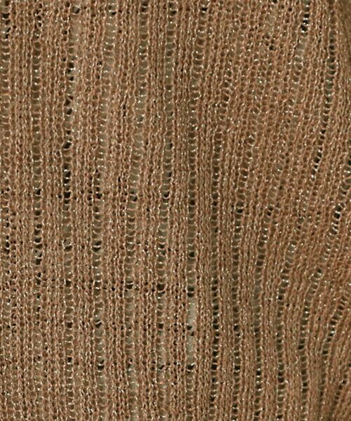 Couture Brooch / クチュールブローチ カーディガン・ボレロ | ラメリブVネックカーディガン | 詳細28