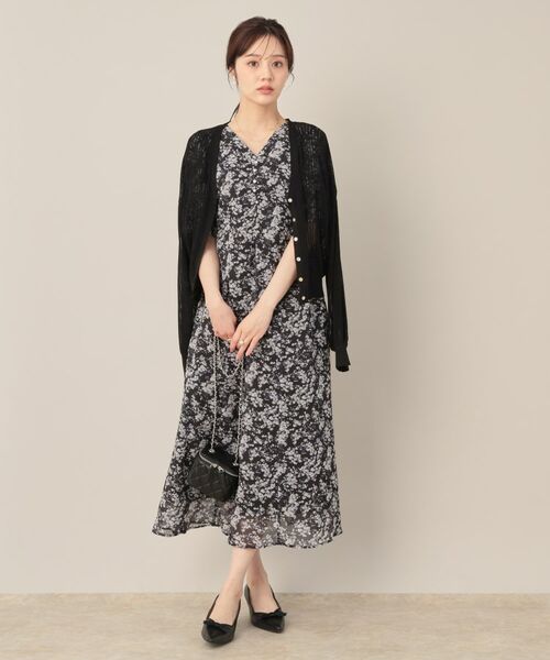 Couture Brooch / クチュールブローチ カーディガン・ボレロ | ラメリブVネックカーディガン | 詳細4